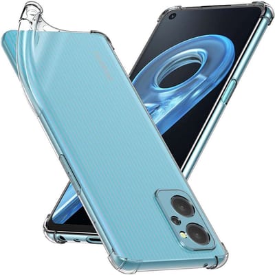 ebestStar - Hoes geschikt voor Realme 9i, Silicone Slim Cover Case, Versterkte Hoeken en Randen hoesje, Transparant