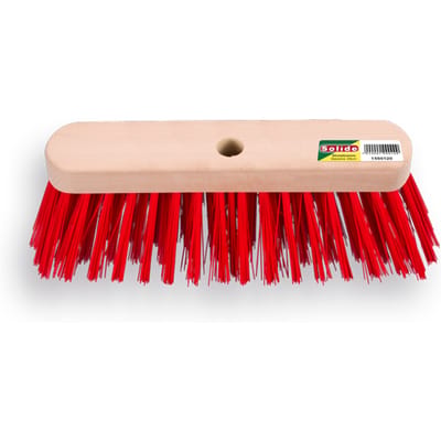 Straatbezem SOLIDE 29 cm met rode PPN vezel