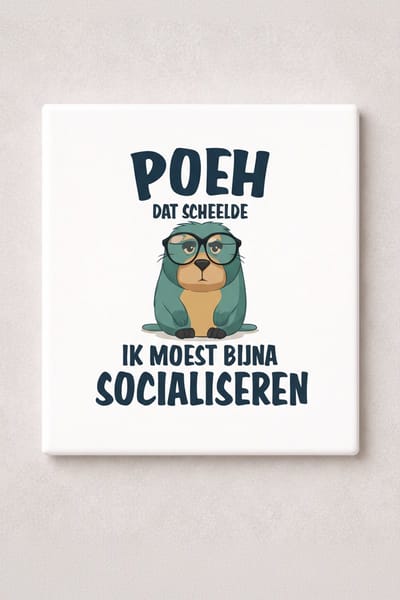Tegel met Uniek Design | Ontwerp Jouw Eigen Tegel | Handgemaakt Cadeau voor Elk Interieur | Gepersonaliseerd op Aanvraag | Enkel of Grote Bestelling