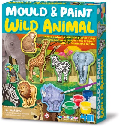 4m Schilderen Wild Animals Junior 18 X 22 Cm 18-delig