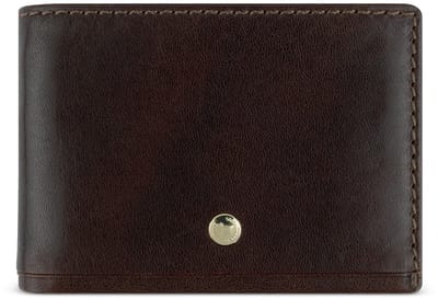 bugatti portemonnee Neaples Mini Wallet Brown donkerbruin