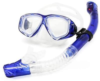 Diving Gear Set bijziendheid snorkel gelegen, verschillende sterkte voor elk oog, duikmasker top droog bijziend