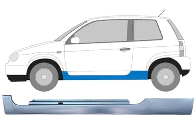 Volledige dorpel voor Volkswagen Lupo 1998-2005 / Links