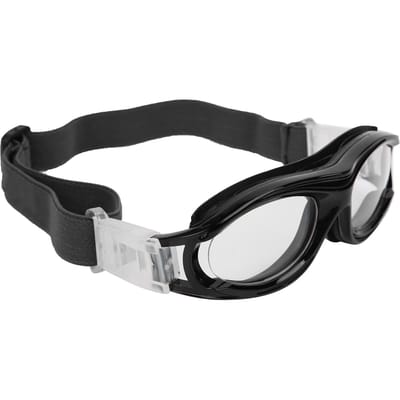 Lunettes de protection pour enfants pour basketball et football en extérieur, anti-choc et anti-explosion(Noir ) noir
