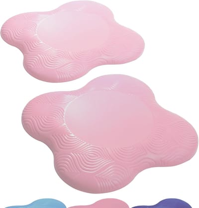 Kniekussens Set - Ondersteunende Pads - Comfortabel Sporten - Ergonomisch Ontwerp - 20 x 20 cm - Roze