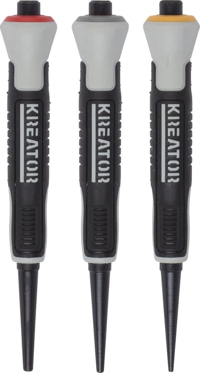 Kreator - Hand tools - KRT463009 - Drevel - 3 st. - hoge kwaliteit