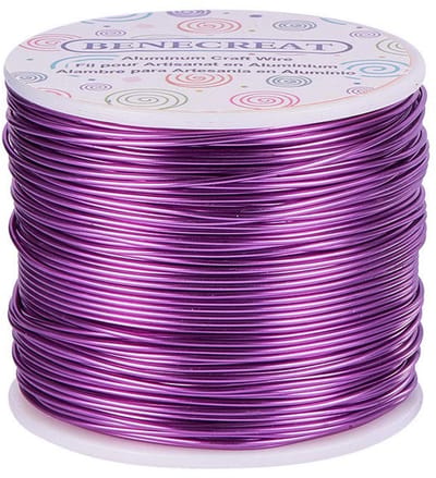 Dailygoods- Aluminiumdraad 1 mm - Geanodiseerd - 150 meter - Handwerkdraad - Kralen maken - Creatieve projecten - Uitzonderlijke ambachtelijke ervaring