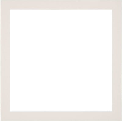 Passe-Partout Fotomaat 40x40 cm - Lijstmaat 45x45 cm - Lichtgrijs - Museumkarton - Fotolijst niet inbegrepen