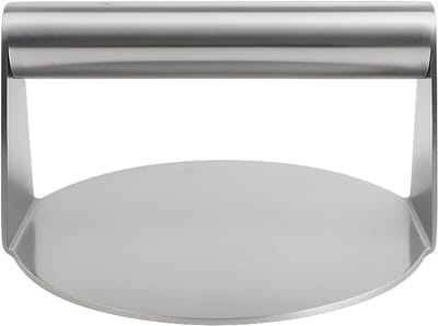Purepeak Hamburgerpers - Smash Burger Press geschikt tot 300°C - Ø 14 cm - BBQ accessoires - RVS - BBQ Gereedschap