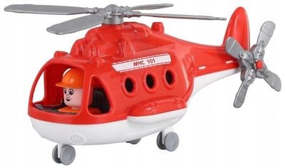 Polesie Alfa Brandweer Helikopter Rood 68651