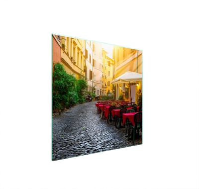 TMK ArtDeko - Beschermplaat Glas - 50x52cm - Veilig en Modern - Meervoudige Functie