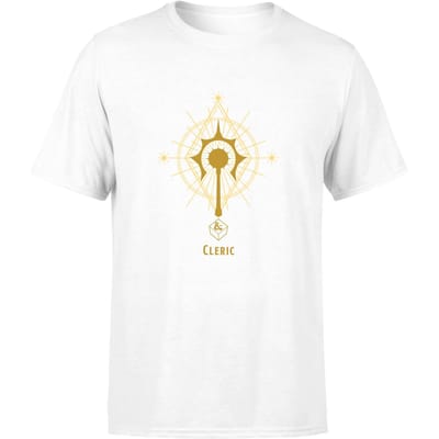 Dungeons & Dragons Cleric Men's T-Shirt - Wit - S