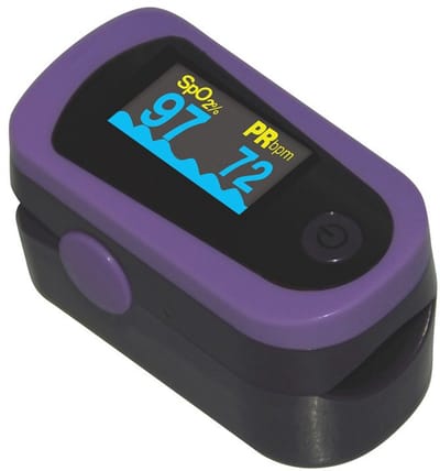 Vingertoppulsoximeter voor Snelle Meting van Hartslag en Zuurstofsaturatie (SpO2) - Betrouwbaar en Duurzaam Fysiologisch Bewakingsapparaat
