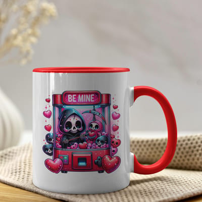 Creasowl® - Be mine grijpmachine - Koffiemok, Valentijn cadeautje voor haar, Liefdes Cadeau voor hem, Koffiebeker, Koffie beker, Thee mok, Valentijnsdag Kadootjes, , Koffie mok, Valentijn Cadeau, Mok met oor, Valentijnsdag kadootjes
