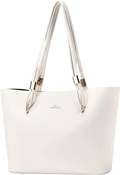 Bovista Handtas Dames - Schoudertas - School - Shopper - Schooltas - Werktas - Wit