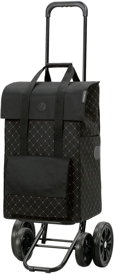 Andersen Shopper Quattro Shopper Lisa Winkelwagen 59 cm - 45 L - schwarz
