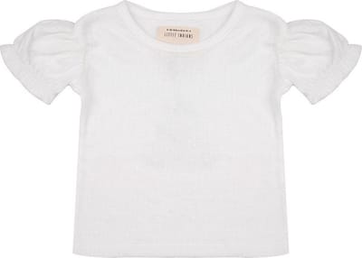 Little Indians Shirt Ruffle Meisjes Katoen Wit Maat 122