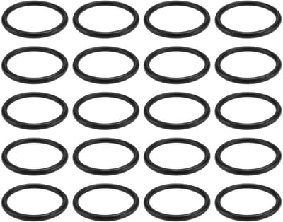 Dailygoods- O-ringen 20 Stuks - Nitrilrubber - 34x28x3mm - Afdichtingsring - Waterdicht - Geschikt voor 38mm Afvoer - Afdichtring
