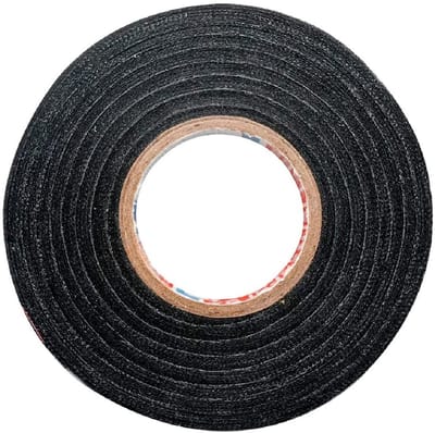 Dailygoods - Isolerende Tape - Zelfklevende Bedrading - Geluidsdemping - 19mmx25m - Slijtvast - Geschikt voor Elektrische Kabels - Flexibel