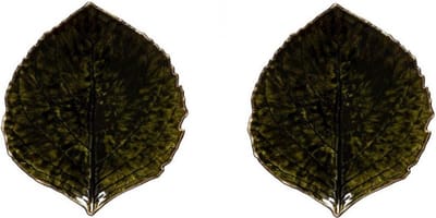 Costa Nova Riviera servies Forets Hydrangea blad 17 cm set van 2 - fijn aardewerk