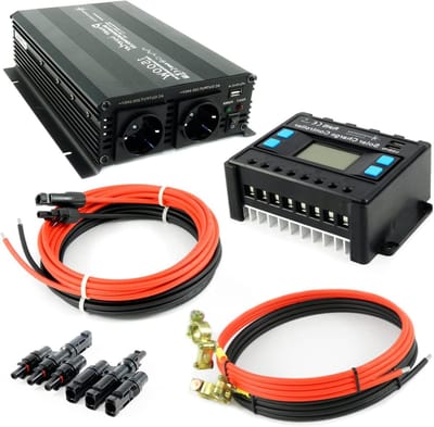 Zonne-energie set - Energie systeem - Off-grid stroom - Voorgemonteerde componenten - 1500 Watt