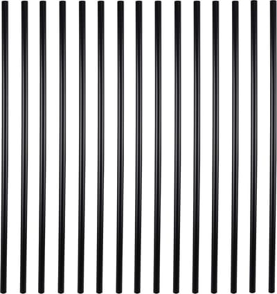 Aluminium Balusters - Dek Balusters - Veranda Afschermen - Klassiek Hol Ontwerp - 26 inch - Mat Zwart