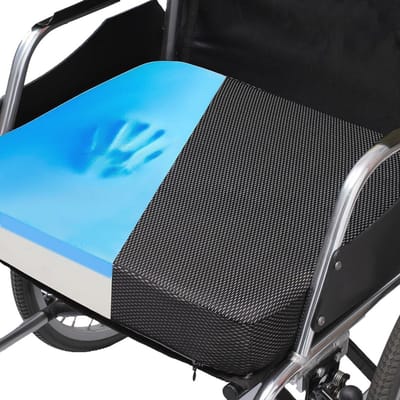Comfortabel Traagschuim Rolstoelkussen voor Drukverlichting - Zitkussen voor Stoelen en Auto