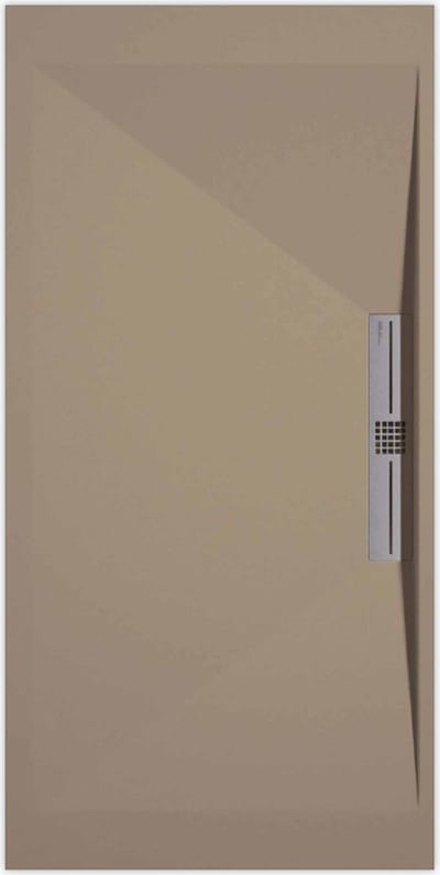 Sanifun douchebak Stone Side Moka Smooth 1100 x 700 S