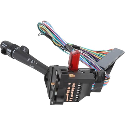 Interrupteur de clignotant 26100839 Commande multifonctionnelle du bras d'essuie-glace et des phares pour 1500 2500 3500 1999‑2002 black