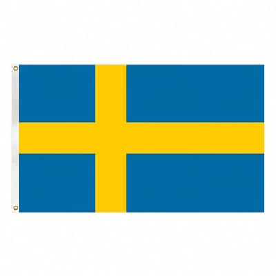 Go Go Gadget - Zweedse Vlag - 90x150cm - Zweden