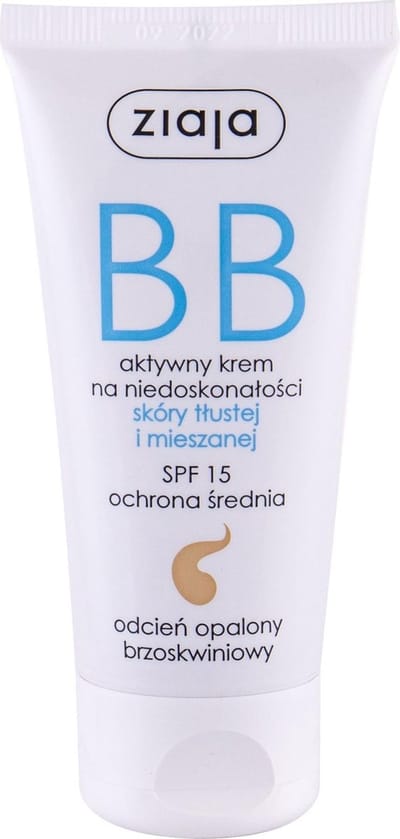 Ziaja - Bb Cream Oily And Mixed Skin - Bb Cream 50 Ml Shade Dark