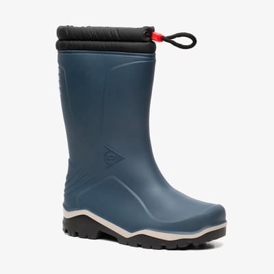 Dunlop Blizzard kinder sneeuw/regenlaarzen - Blauw - 100% Waterdicht - Maat 24 - Snowboots