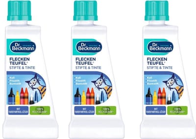 Dr. Beckmann Vlekkenduivel Pennen & Inkt – 3 x 50 ml Voordeelverpakking