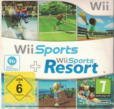 Nintendo Wii Sports + Wii Sports resort