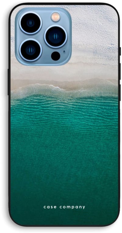 Case Company® - Hoesje geschikt voor iPhone 13 Pro Max hoesje - Stranded - Biologisch Afbreekbaar Telefoonhoesje - Bescherming alle Kanten en Schermrand