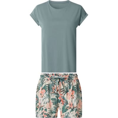 ESMARA Korte dames pyjama (Blauw, XS (32/34))