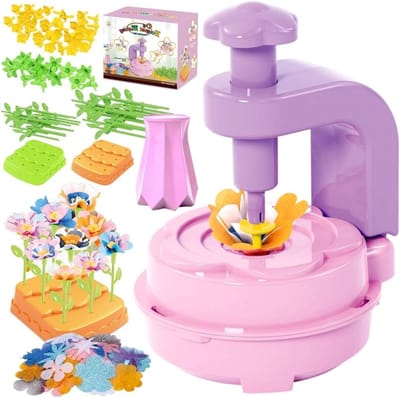 Creatieve Bloemen Pers en Knutselset voor Kinderen vanaf 3 Jaar, DIY Bloemen Craft Set, Kunstzinnige Activiteiten, Perfecte Cadeaus voor Meisjes