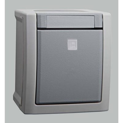 VIKO 90591014-DE Pacific Knop spatwaterdicht Grijs 1 stuk(s)