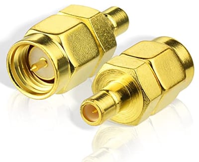 DAB Antenne SMA/SMB Adapter Vrouw Naar Male - 2st Voor Auto M/FM DAB+ Radio
