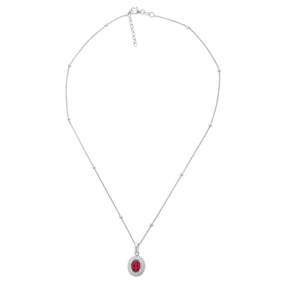 Orphelia 'Udine' Dames 925 Sterling Zilveren Ketting met Hanger - Zilver ZH-7236/RU