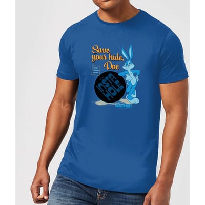Looney Tunes ACME Insta Hole Men's T-Shirt - Royal Blue - S