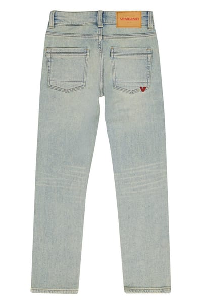 Vingino Boys Dante Jeans Light Vintage Maat: 3 | Spijkerbroeken Outlet | Unisex | Blauw