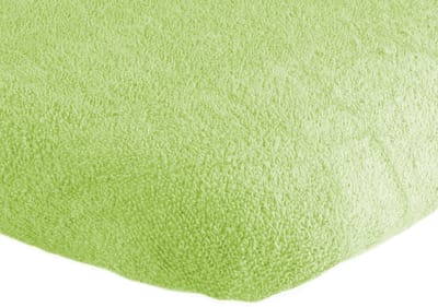Briljant Hoeslaken Badstof voor Junior Matras 70x140/150 Lime