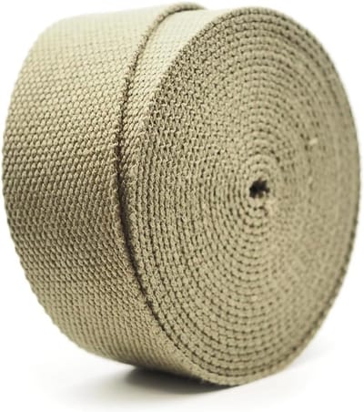 Zware Katoenen Singelband - Luxe Bandmateriaal - Tas & Ambacht - Hoge Dichtheid Geweven - 15 Inch Breed