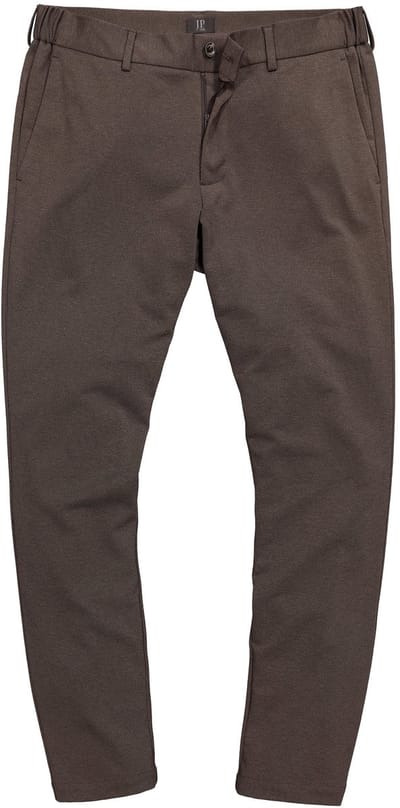 JP 1880 - Heren - Businessbroek FLEXNAMIC® business Straight Fit - Donkerbruin - Maat 70