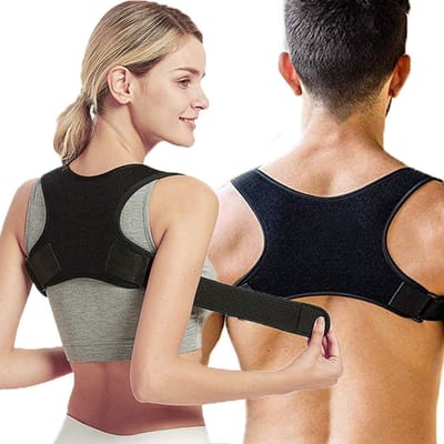 LOUZIR Premium Postuur Corrector RugBrace Houding correctie verstelbare