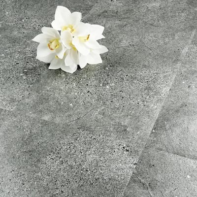 30x30CM Tegelstickers voor Keuken en Badkamer - Zelfklevende Grijze Graniet PVC Vloertegels voor Woonkamer en Badkamer