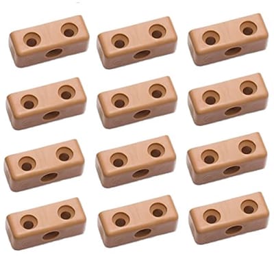 Modesty Block Hout & Meubel Verbindingsconnector - beige, verpakking van 20