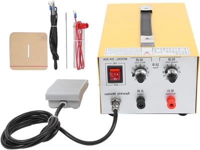 Professionele Spotlasmachine voor Sieraden - 30A Goud en Zilver Lastechniek met Huidige Regelaar voor Snelle en Efficiënte Sieradenproductie