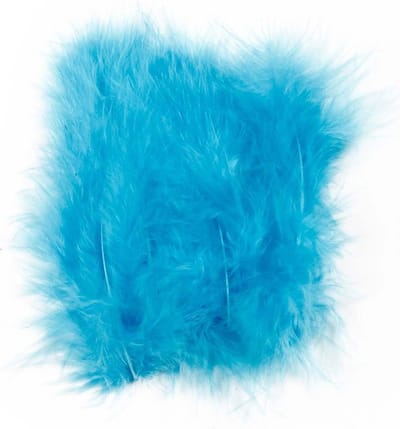 Dons, afm 5-12 cm, turquoise, 15 stuk/ 1 doos